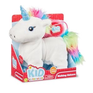 Kid Connection 9" Walking Unicorn Plush Toy